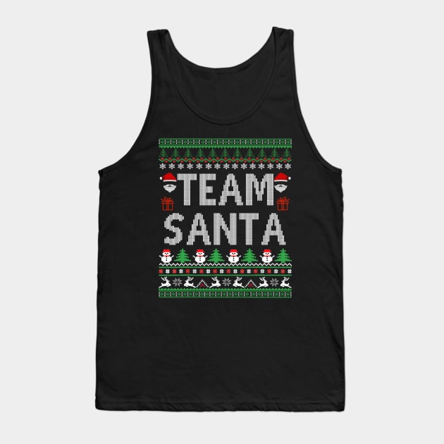 Team santa christmas Tank Top by Bagshaw Gravity